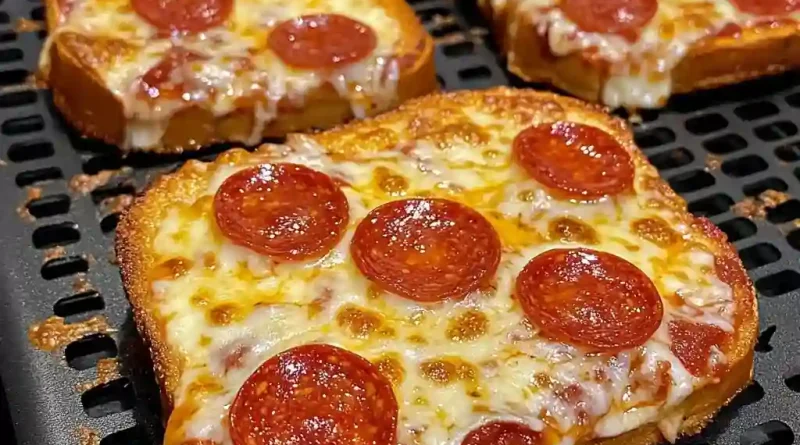 Texas Toast Pizza In The Air Fryer