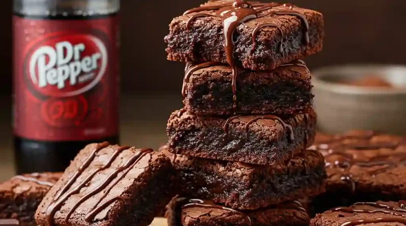 Dr Pepper Brownies
