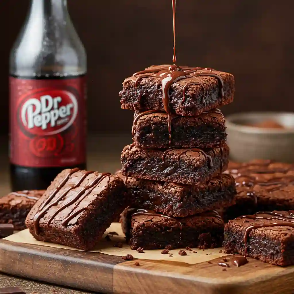 Dr Pepper Brownies