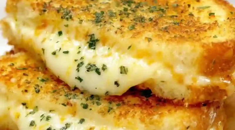 Garlic Bread Grilled Cheese