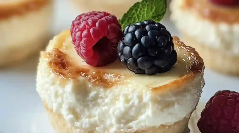 Keto Mini Cheesecake Bites