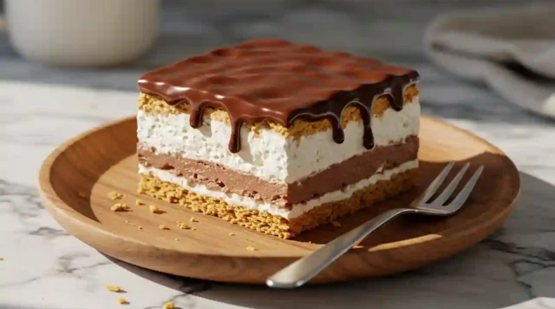 No-Bake Chocolate Éclair Cake