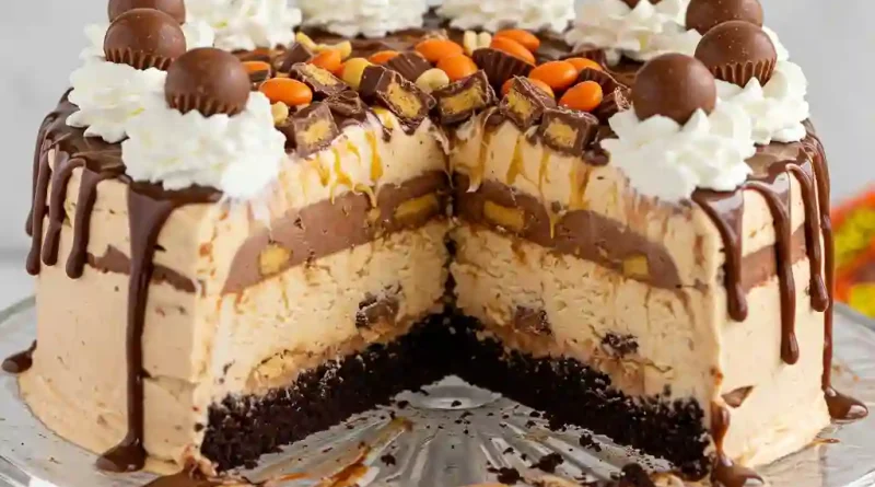 Reese's Ice Cream Cake