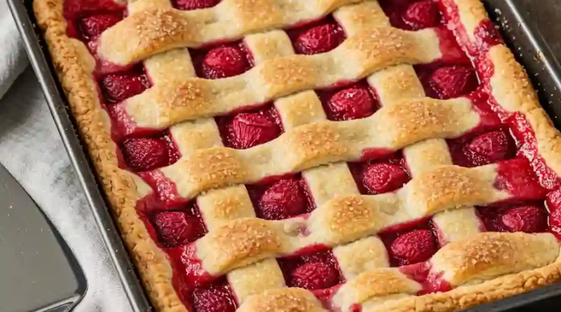 Strawberry Slab Pie Recipe