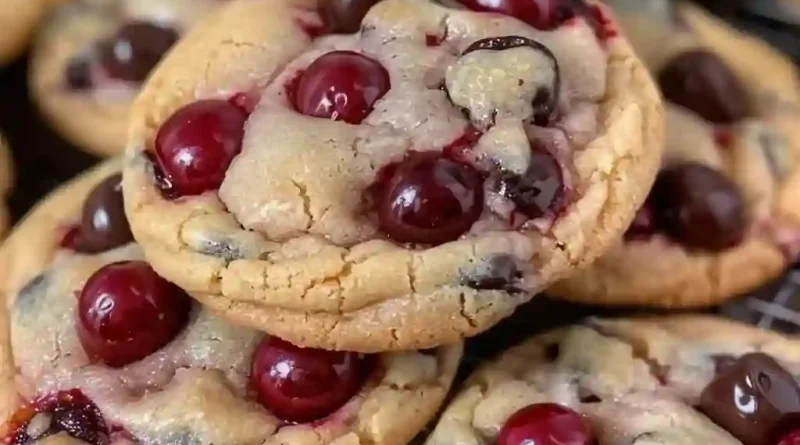 Cherry Chocolate Chewy Cookies