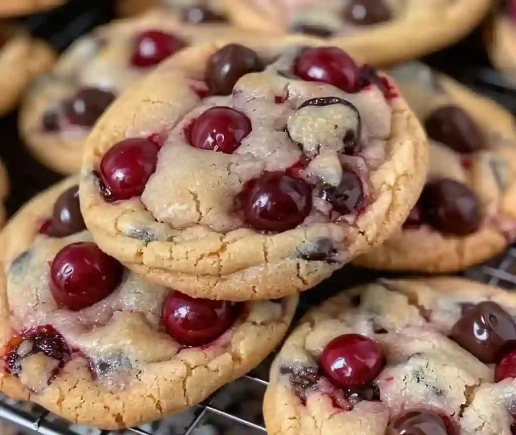 Cherry Chocolate Chewy Cookies