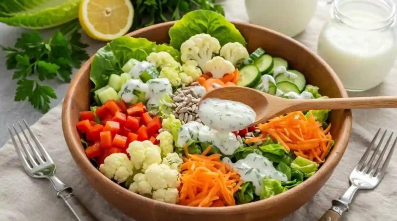 Chopped Salad with Buttermilk Dressing