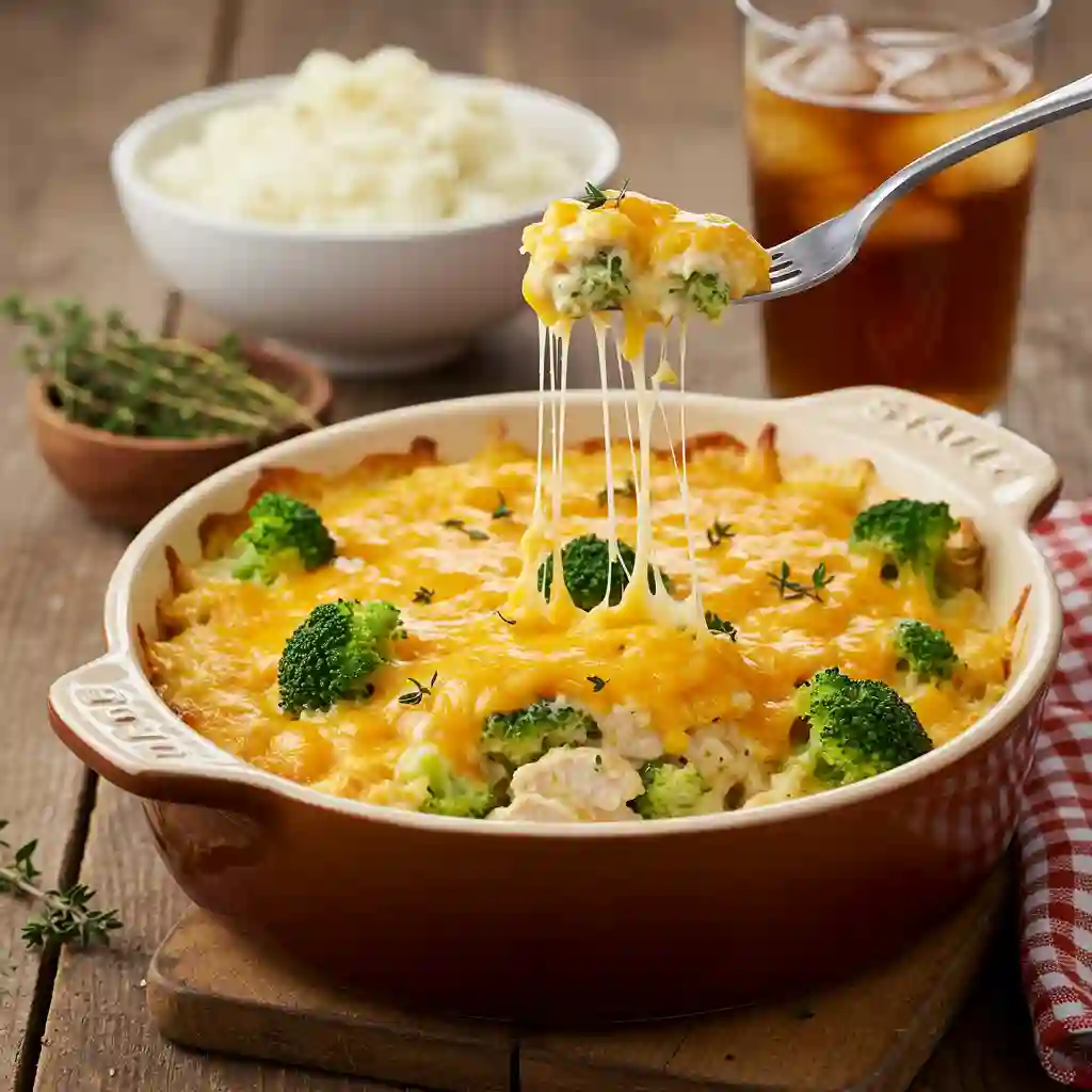 Cracker Barrel Broccoli Cheddar Chicken Casserole