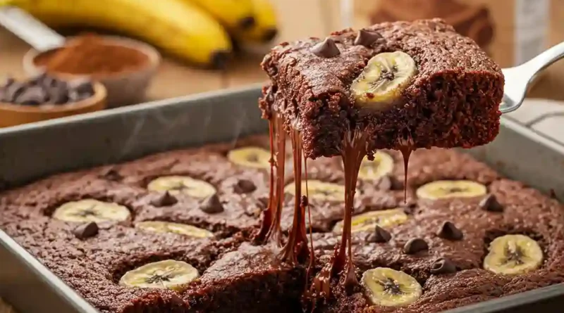 Double Chocolate Banana Cake