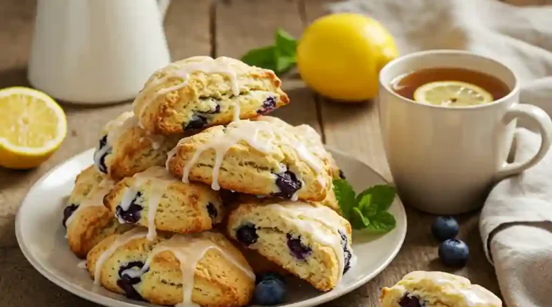 Lemon Blueberry Scones