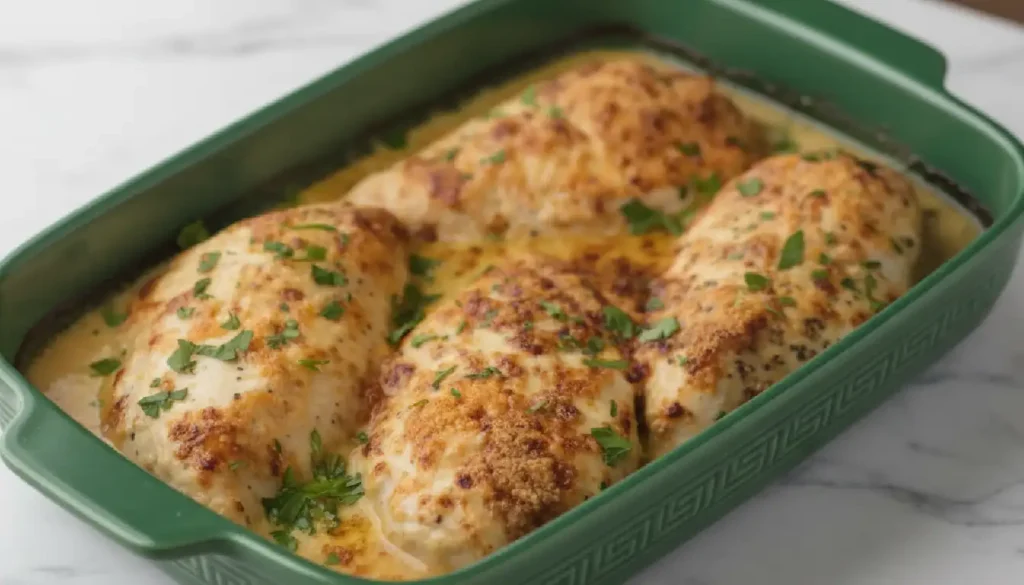 Melt in Your Mouth Caesar Chicken
