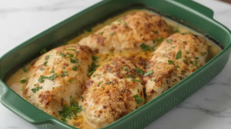 Melt in Your Mouth Caesar Chicken