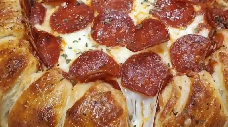 Stuffed Crust Pepperoni Pizza