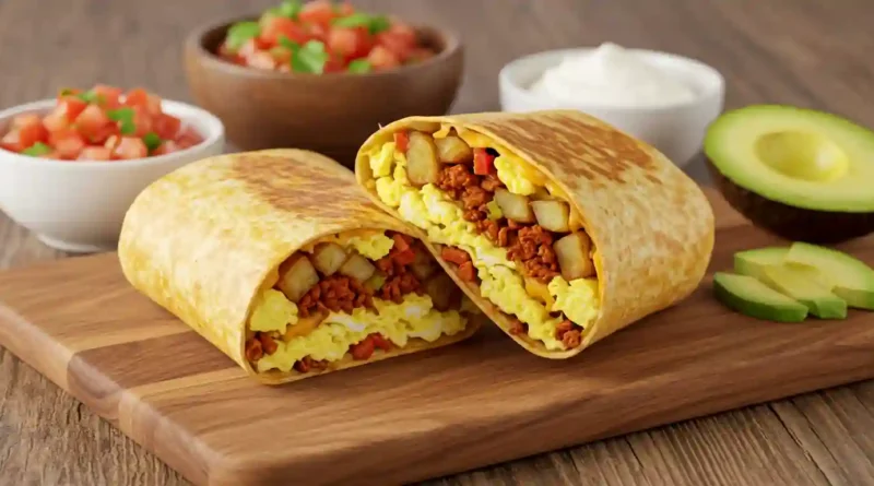 Chorizo Breakfast Burrito