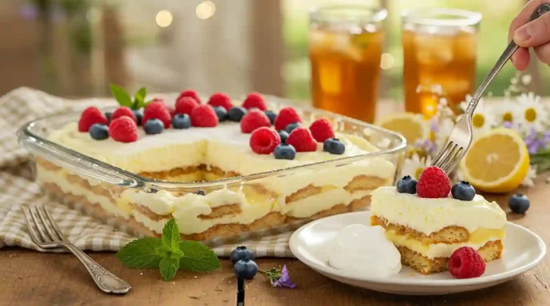 Lemon Icebox Cake Recipe