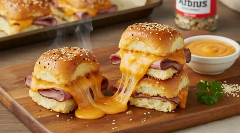 Roast Beef and Cheddar Sliders
