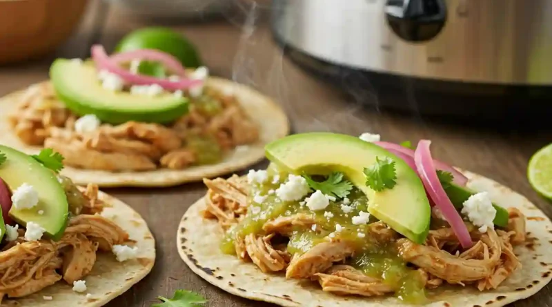 Slow Cooker Salsa Verde Chicken