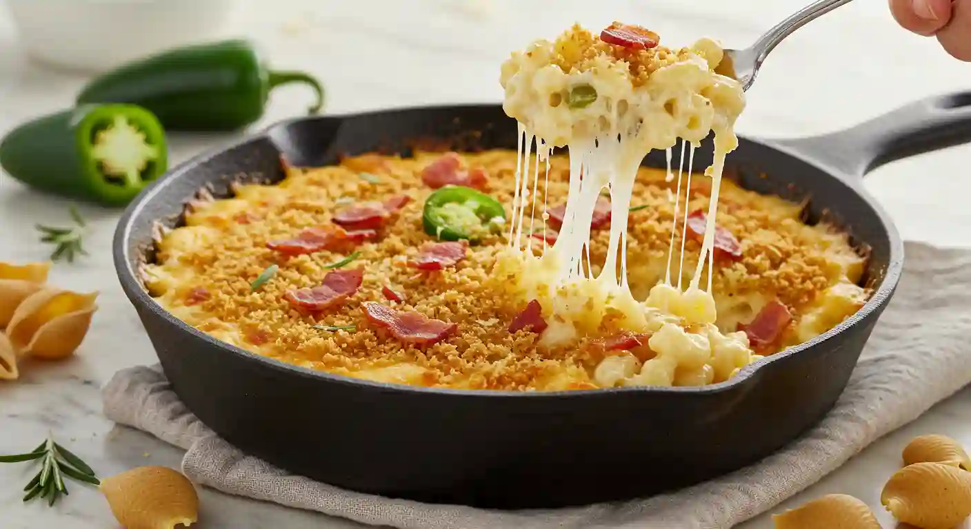 Bacon Jalapeño Mac n' Cheese - My Grandma's Pie