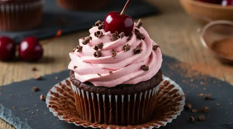 Chocolate Cherry Cupcakes