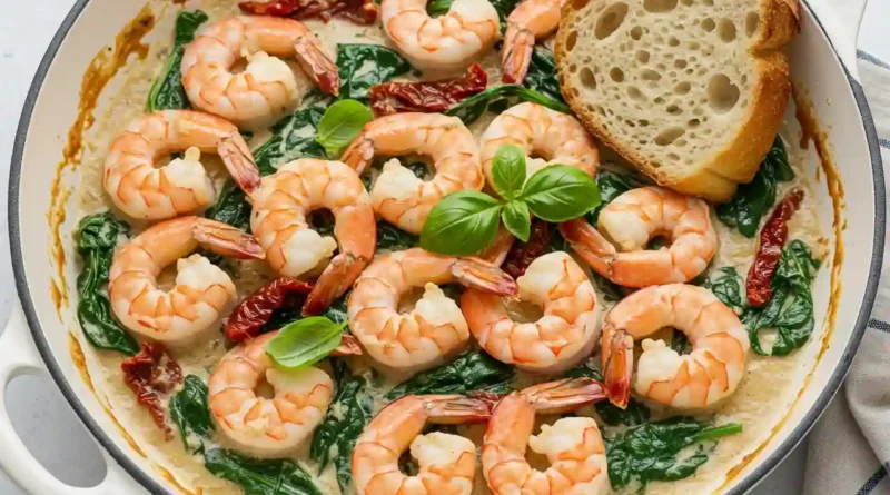 Creamy Tuscan Shrimp