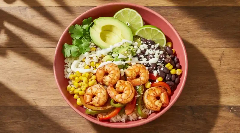 Fajita Shrimp Bowl