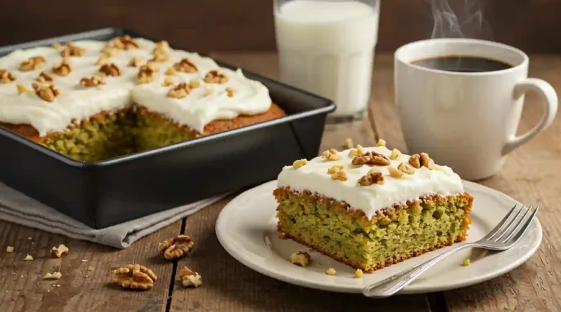 Zucchini Cake Recipe with Cream Cheese Frosting