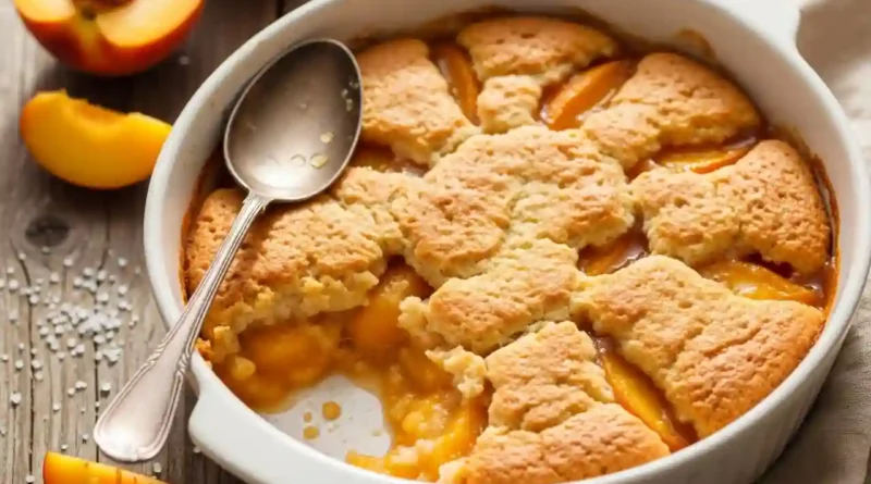Buttery Peach Cobbler Recipe