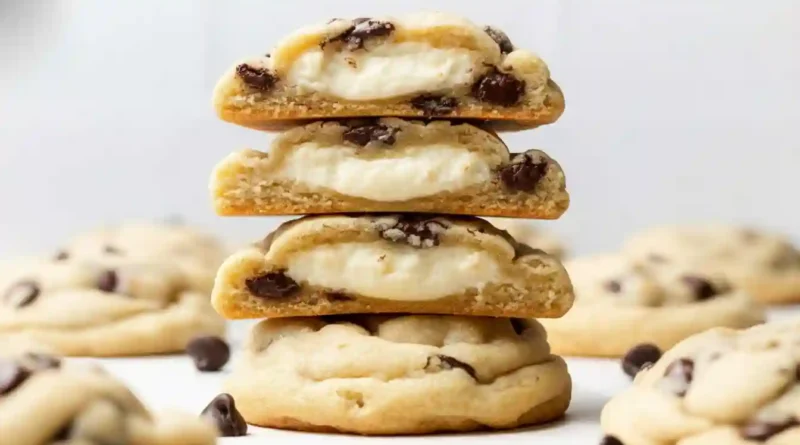 Chocolate Chip Cheesecake Cookies-