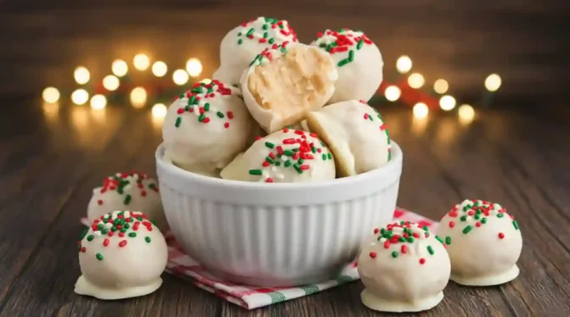 Christmas Sugar Cookie Truffles Recipe