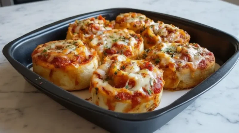 Easy Cheesy Pepperoni Pizza Roll-Ups