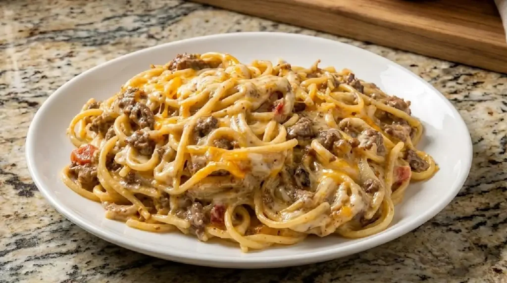 Philly Cheese Steak Tetrazzini