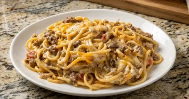 Philly Cheese Steak Tetrazzini