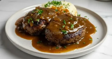 Classic Salisbury Steak with Rich Onion Gravy
