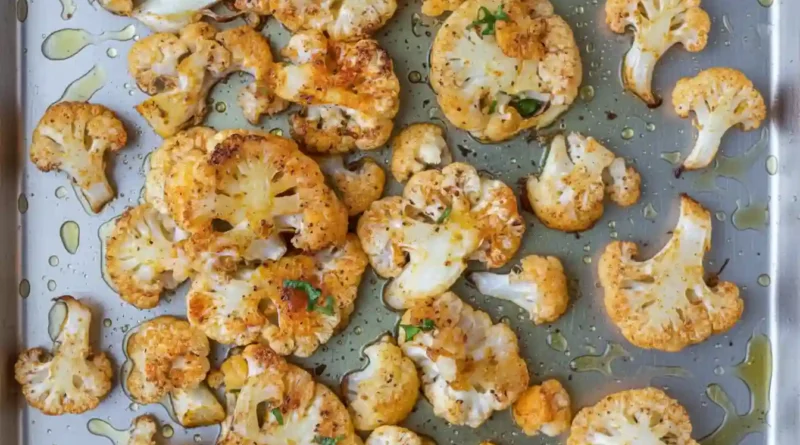 Easy Roasted Cauliflower Recipe