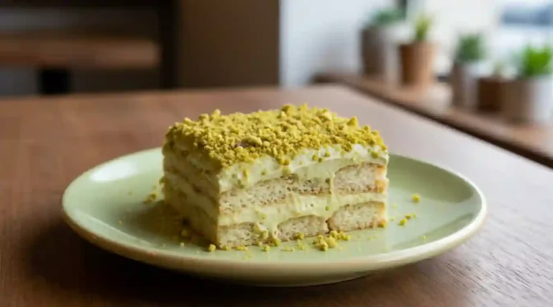 Pistachio Tiramisu