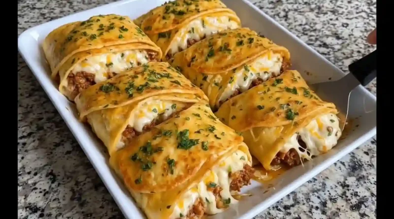cheeseburger crescent parcels