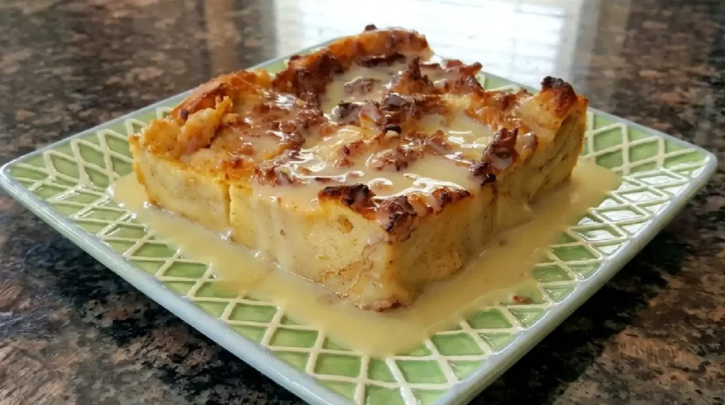 Best Bread Pudding with Vanilla Sauce Recipe