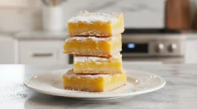 Homemade Meyer Lemon Bars