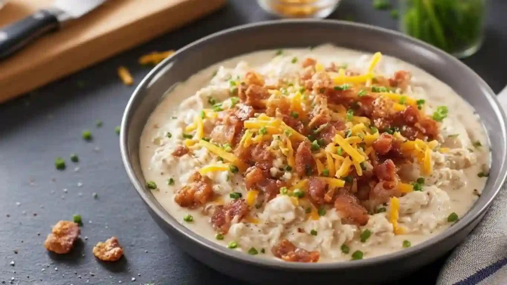 Keto Creamy Cheddar Bacon Chicken