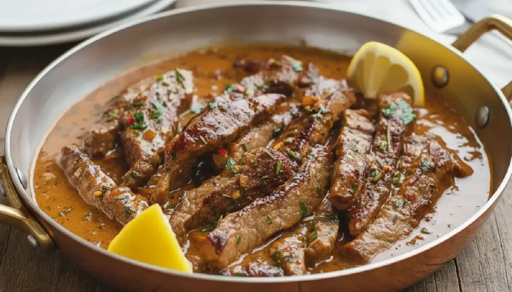 Pan-Seared Steak in Butter Sauce Recipe