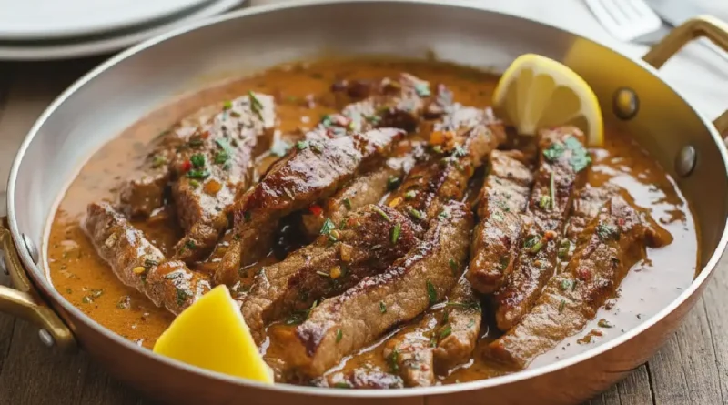 Pan-Seared Steak in Butter Sauce Recipe