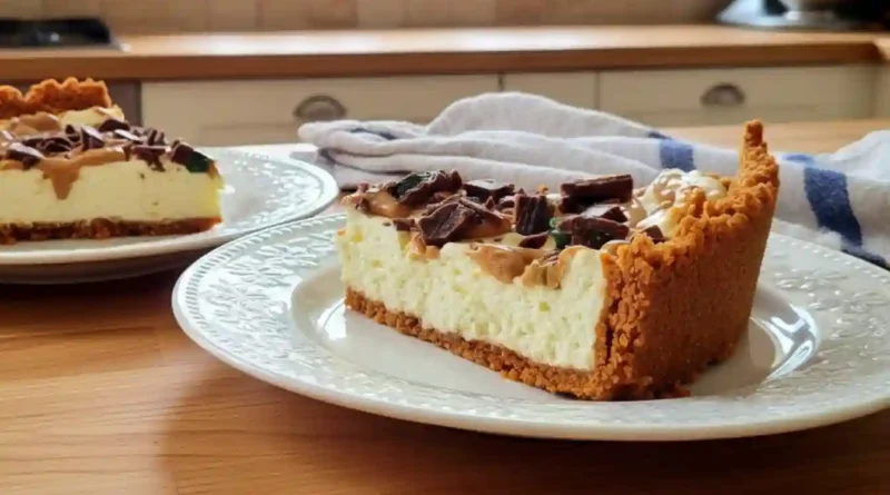 Peppermint Crisp Cheesecake