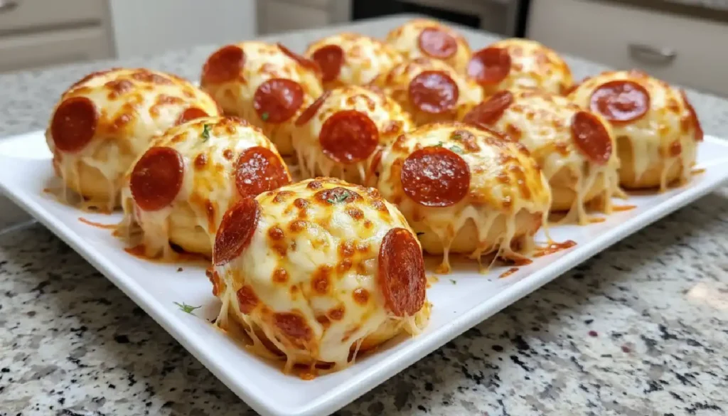 Pepperoni Pizza Bombs