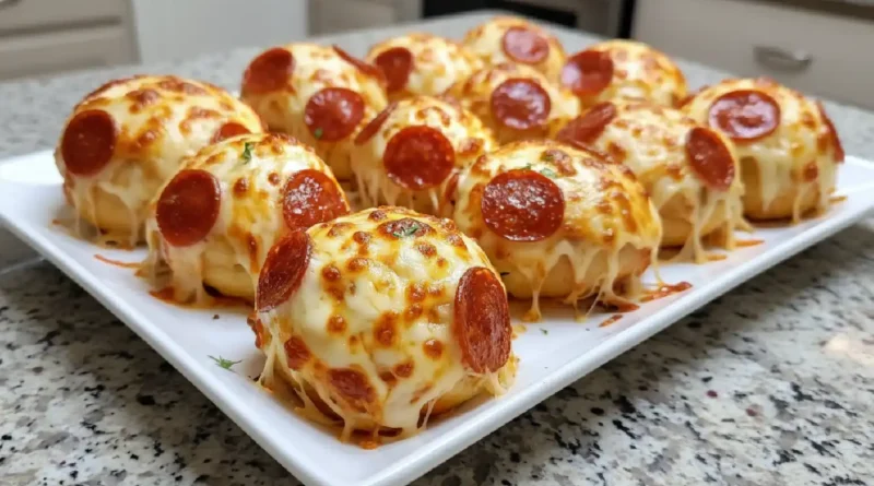 Pepperoni Pizza Bombs