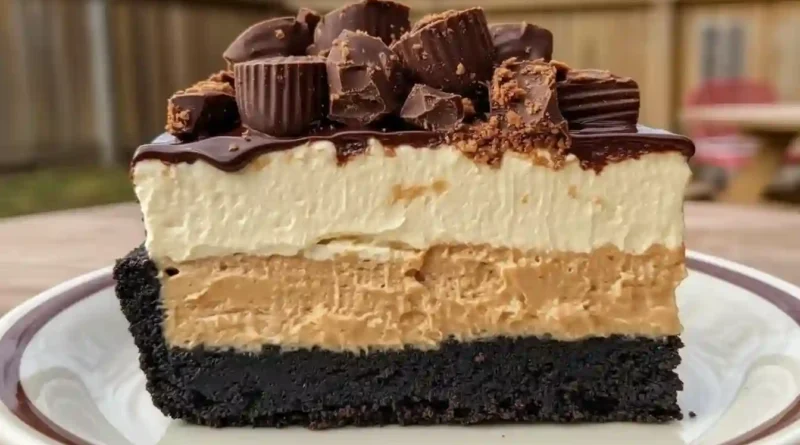 Reese’s Chocolate Peanut Butter Cup Lasagna