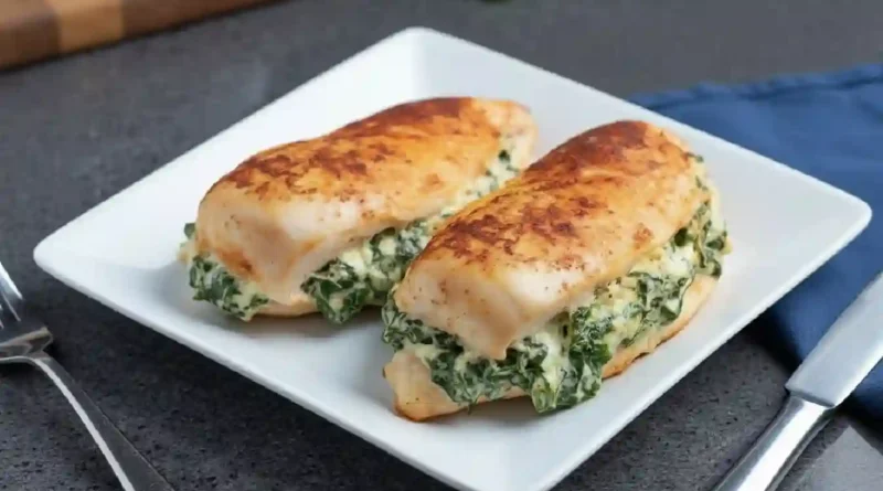 Spinach Stuffed Chicken Breasts