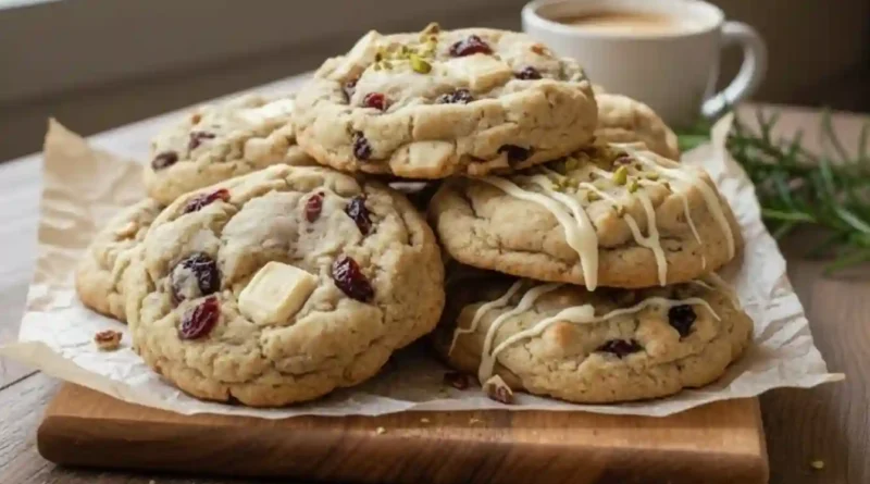 White Chocolate Cranberry Cookies