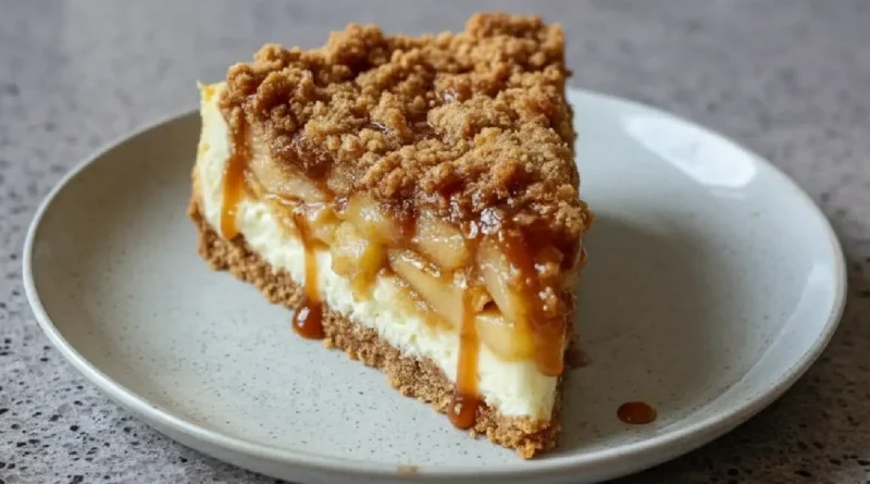 Apple Crumble Cheesecake Recipe
