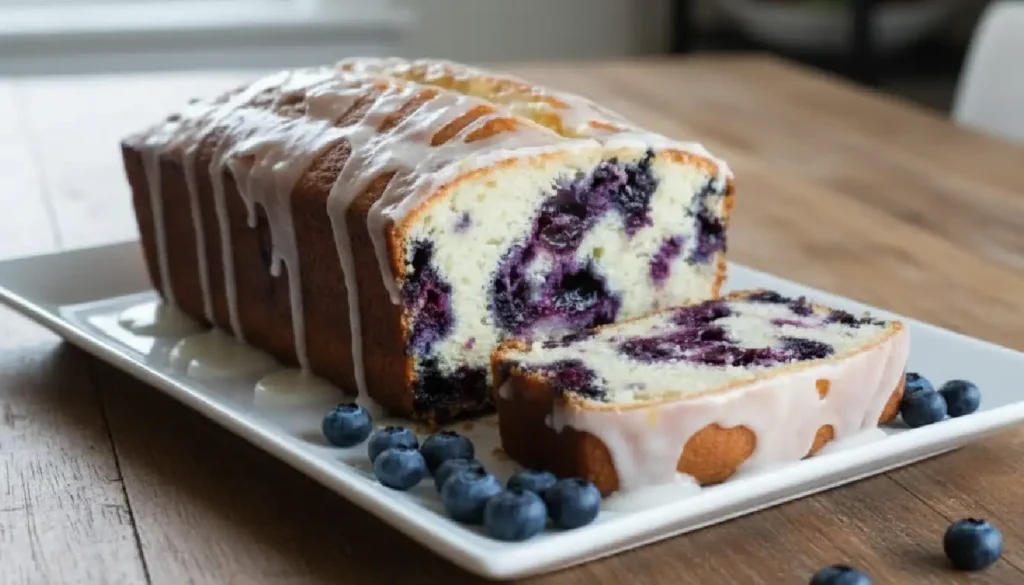 Blueberry Lemon Loaf Cake