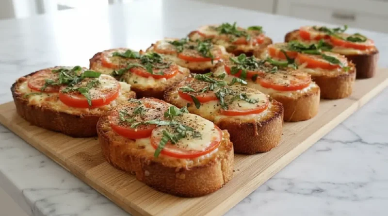 Cheesy Tomato Stuffed Garlic Bread